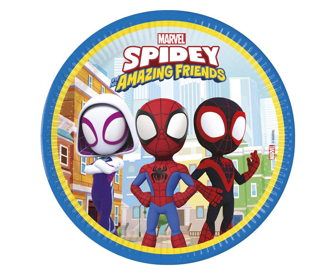 Πιάτα φαγητού Spidey and His Amazing Friends 8 τεμ Πιάτα φαγητού Spidey and His Amazing Friends 8 τεμ