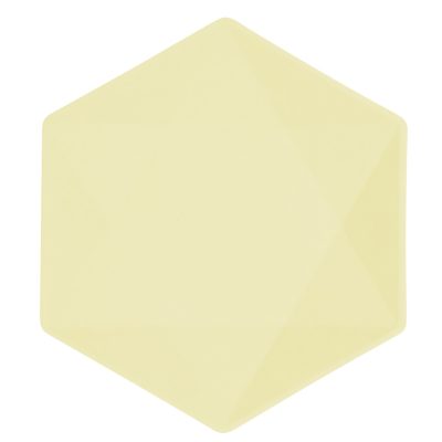 Πιάτα Vert Décor κίτρινο εξάγωνο 6 τεμ