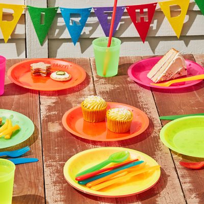 Πιάτο πολλαπλών χρήσεων - Φούξια Φωσφοριζέ