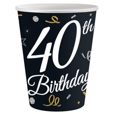 Ποτήρια 40th Birthday 6 τεμ