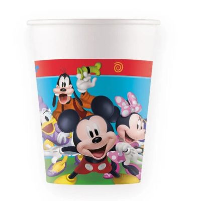 Ποτήρια χάρτινα Mickey Rock the House 8 τεμ