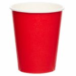 Ποτήρια χάρτινα κόκκινα Fiesta 8 τεμ