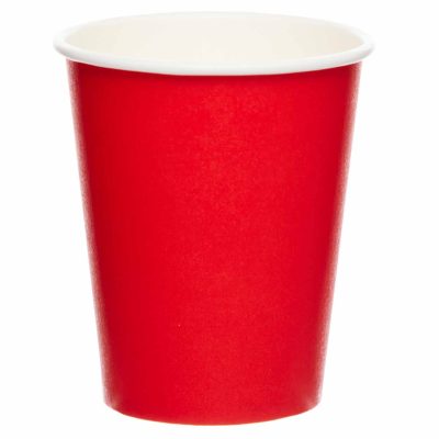 Ποτήρια χάρτινα κόκκινα Fiesta 8 τεμ