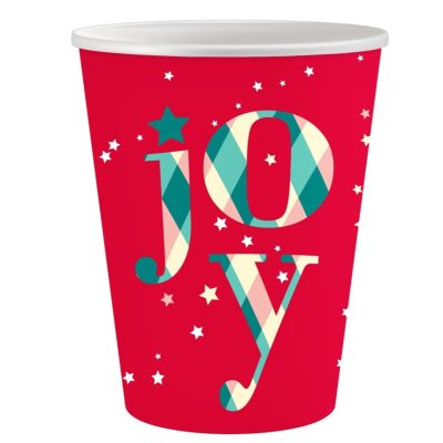 Ποτήρια κόκκινα Joy 6 τεμ