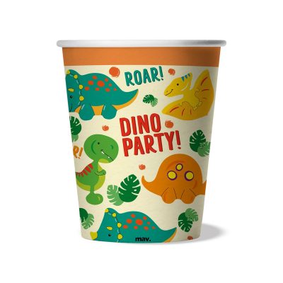 Ποτήρια πάρτυ Dino Party 8 τεμ