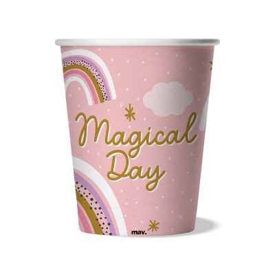 Ποτήρια πάρτυ Magical Day 8 τεμ
