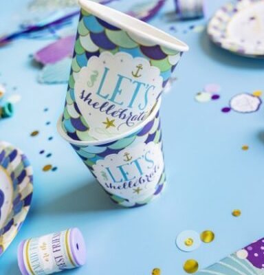 Ποτήρια πάρτυ Mermaid Wishes 8 τεμ