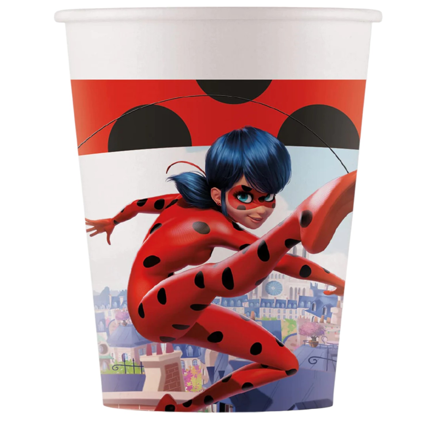 Ποτήρια πάρτυ Miraculous Ladybug 8 τεμ Ποτήρια πάρτυ Miraculous Ladybug 8 τεμ