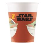 Ποτήρια πάρτυ Star Wars Grogu 8 τεμ