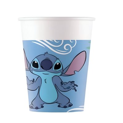 Ποτήρια πάρτυ Stitch & Angel 8 τεμ
