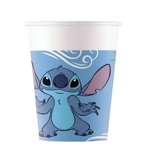 Ποτήρια πάρτυ Stitch & Angel 8 τεμ