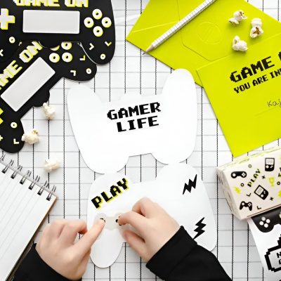 Προσκλήσεις πάρτυ Gamepad 6 τεμ