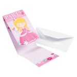 Προσκλήσεις πάρτυ Πριγκίπισσα 8 τεμ