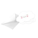 Προσκλήσεις πάρτυ Συννεφάκι 8 τεμ