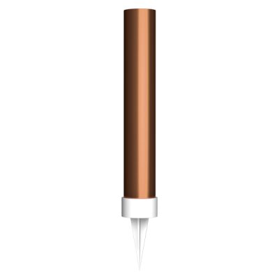 Rosegold πυρσοί για τούρτα 2 τεμ