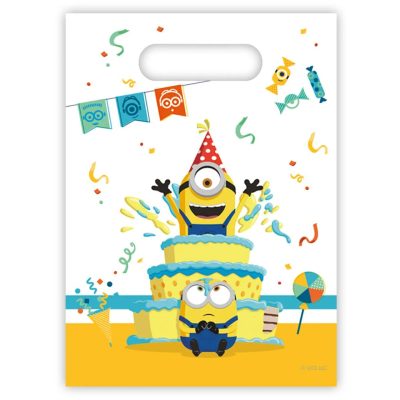 Σακουλάκια για δωράκια Minions 6 τεμ