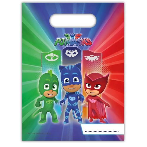 Σακουλάκια για δωράκια Pj Masks 6 τεμ