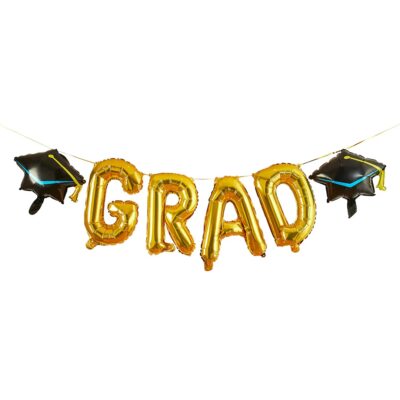 Σετ Μπαλόνια Αποφοίτησης - GRAD (6 τεμ)