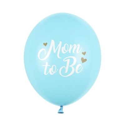 Σετ γαλάζια μπαλόνια Mom to Be 6 τεμ