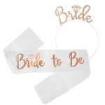 Σετ Κορδέλα και Στέκα Bride to Be 2 τεμ