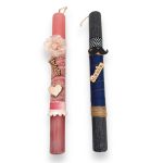 Λαμπάδες αρωματικές με ξύλινα 2 τεμ