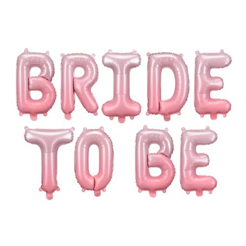 Σετ Μπαλόνια Bride to be ροζ όμπρε 9 τεμ