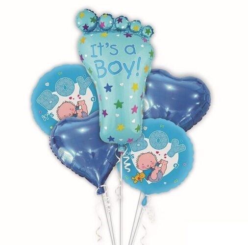 Σετ Μπαλόνια γέννησης It's a Boy 5 τεμ Σετ Μπαλόνια γέννησης It's a Boy 5 τεμ