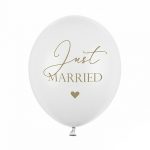 Σετ μπαλόνια Just Married 6 τεμ