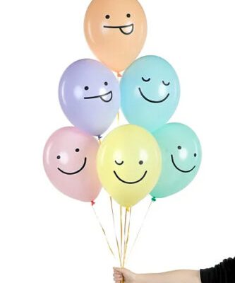 Σετ Μπαλόνια Φατσούλες 6 τεμ