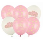 Σετ Μπαλόνια τυπωμένα It's a Girl mix 6 τεμ