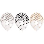 Σετ Μπαλόνια τυπωμένο κομφετί 6 τεμ