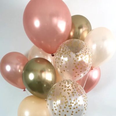 Σετ Μπαλόνια τυπωμένο κομφετί 6 τεμ