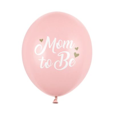 Σετ ροζ μπαλόνια Mom to Be 6 τεμ