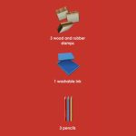 Σετ σφραγίδες και ξυλομπογιές Encanto