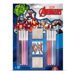 Σετ σφραγίδες και μαρκαδόροι Avengers
