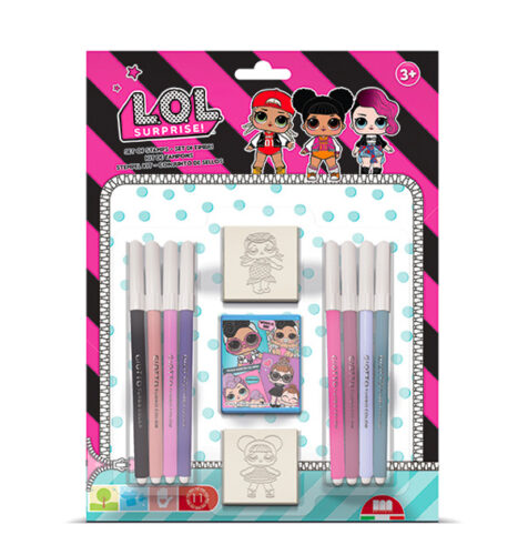 Σετ σφραγίδες και μαρκαδόροι LOL Surprise