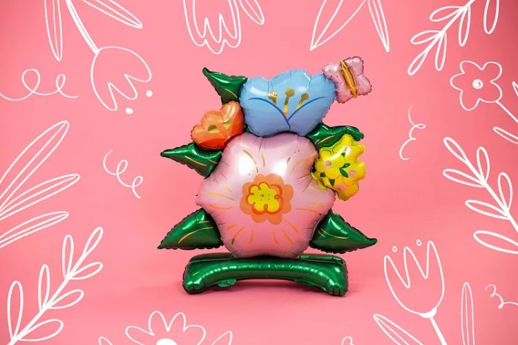 Standing Μπαλόνι Ανοιξιάτικα Λουλούδια