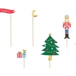 Topper τούρτας Christmas 6 τεμ