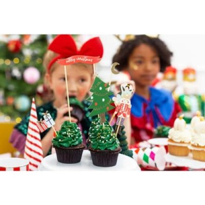 Topper τούρτας Christmas 6 τεμ
