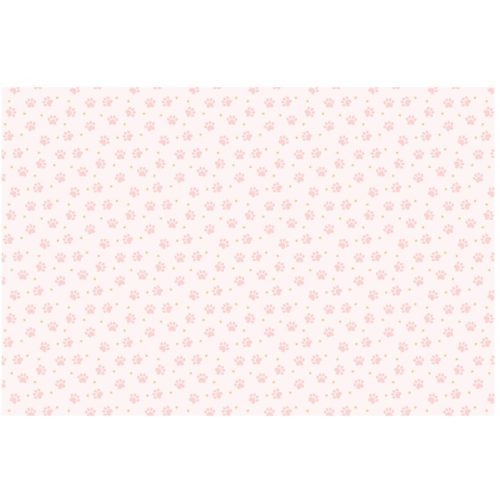 Τραπεζομάντηλο πάρτυ ροζ Πατουσάκια 180x120cm