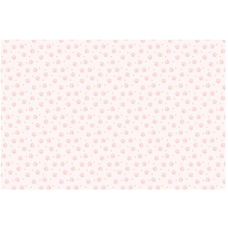 Τραπεζομάντηλο πάρτυ ροζ Πατουσάκια 180x120cm Τραπεζομάντηλο πάρτυ ροζ Πατουσάκια 180x120cm
