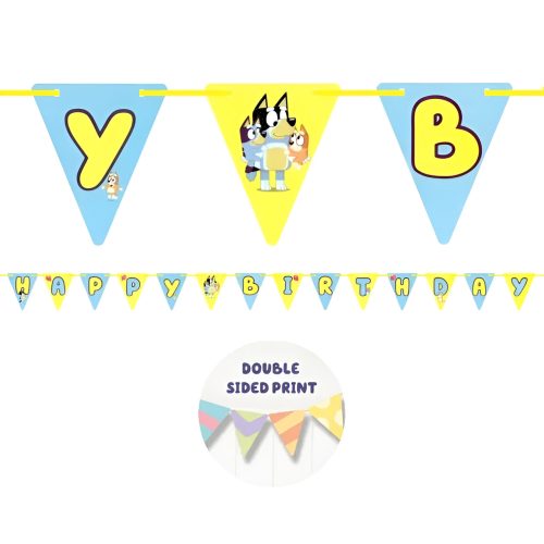 Τριγωνικά Σημαιάκια Γενεθλίων Bluey 4,5m