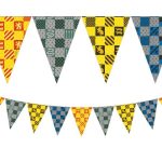 Τριγωνικά Σημαιάκια οίκοι Hogwarts - Harry Potter