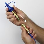 Βαλβίδα για latex Μπαλόνια κουμπώνει στο extension
