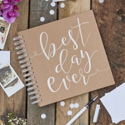 Βιβλίο Ευχών Best Day Ever με φακέλους