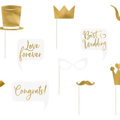 Wedding Photobooth Props 10 τεμ