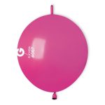 12″ Φούξια μπαλόνι Link-O-Loon με ουρίτσα 100 τεμ