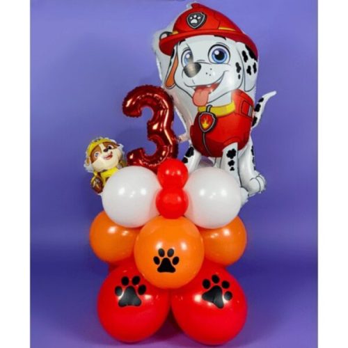 14 Μπαλόνι Mini Shape Paw Patrol Marshall