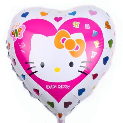 18 Μπαλόνι Hello Kitty πουά