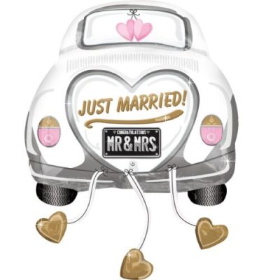 31” Μπαλόνι Αυτοκίνητο Γάμου Just Married